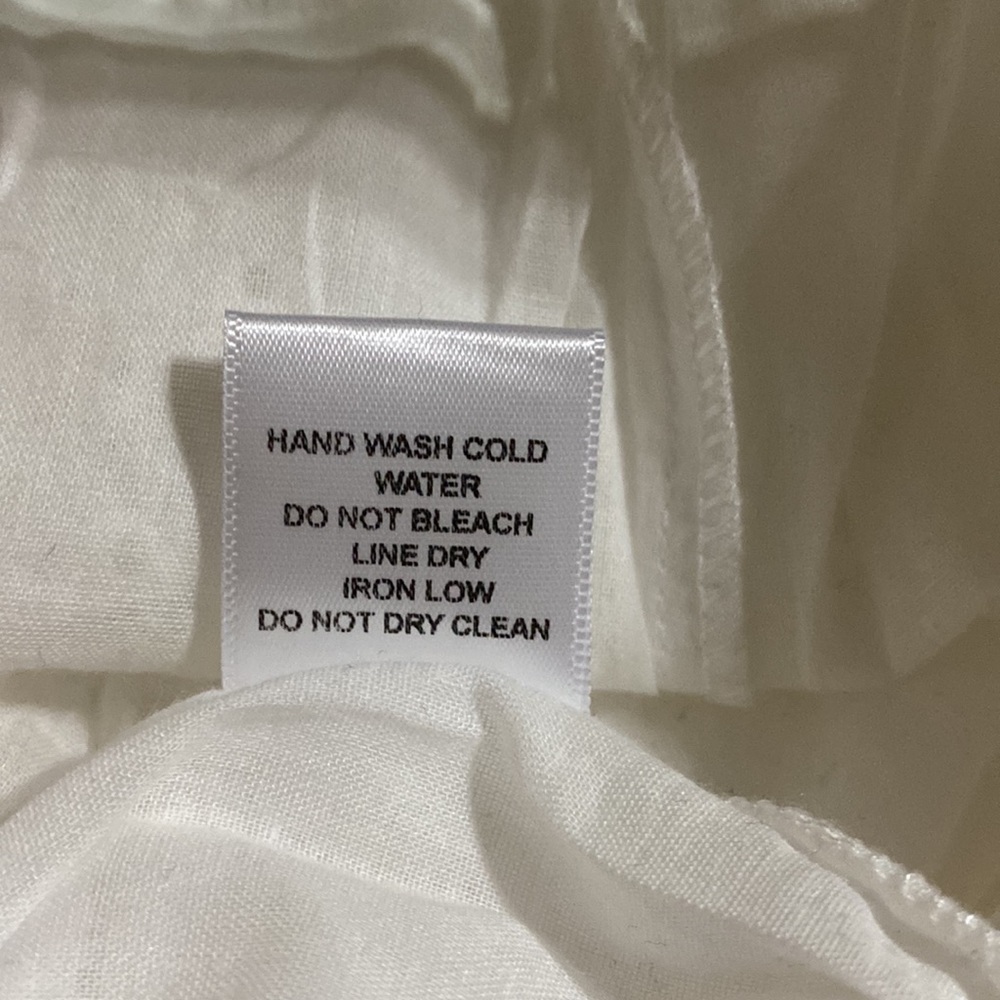 HVFVE white skirt; size L - Picture 7 of 7